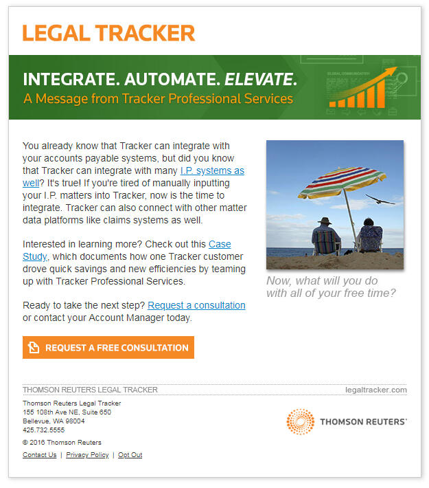 Upselling professional services